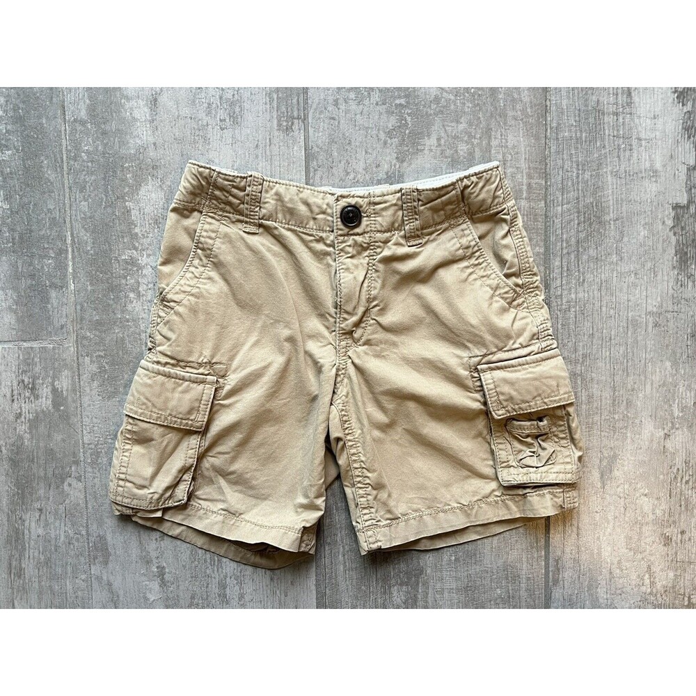 BABY GAP Toddler Boy Cargo Shorts Khaki Tan Beige Casual Everyday School 4T 4..